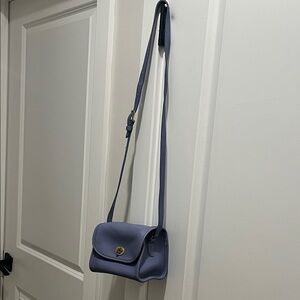 Vintage rare Coach Blue Shoulder Bag